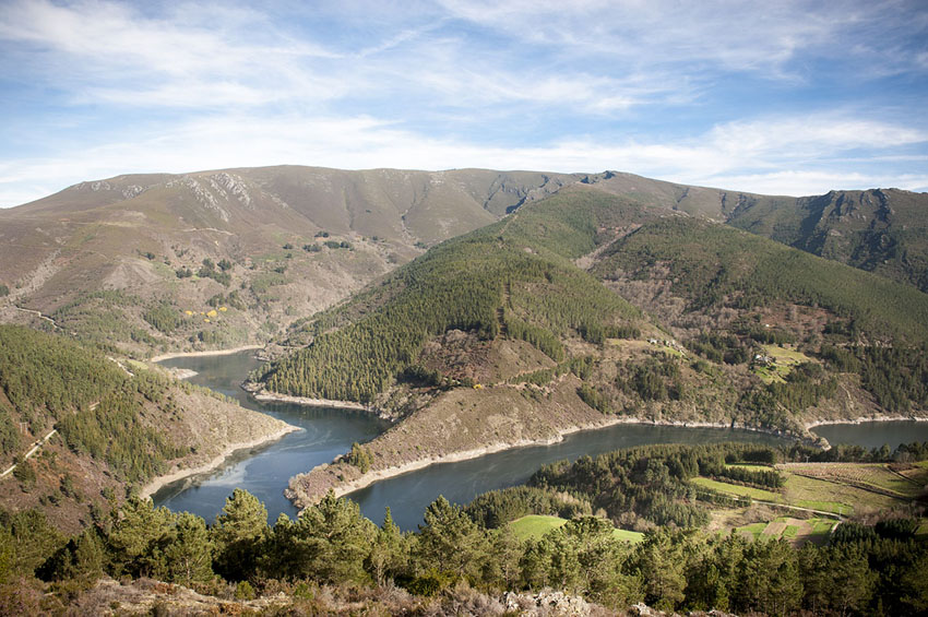 Paisaxe do territorio Montes e Vales Orientais