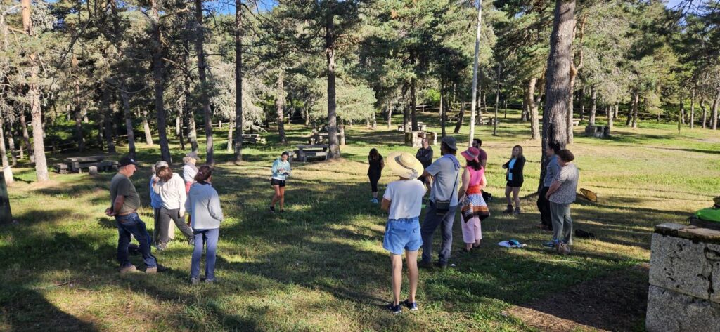 Formación Benestar nos Bosques en Casa Albaredo, Pedrafita do Cebreiro